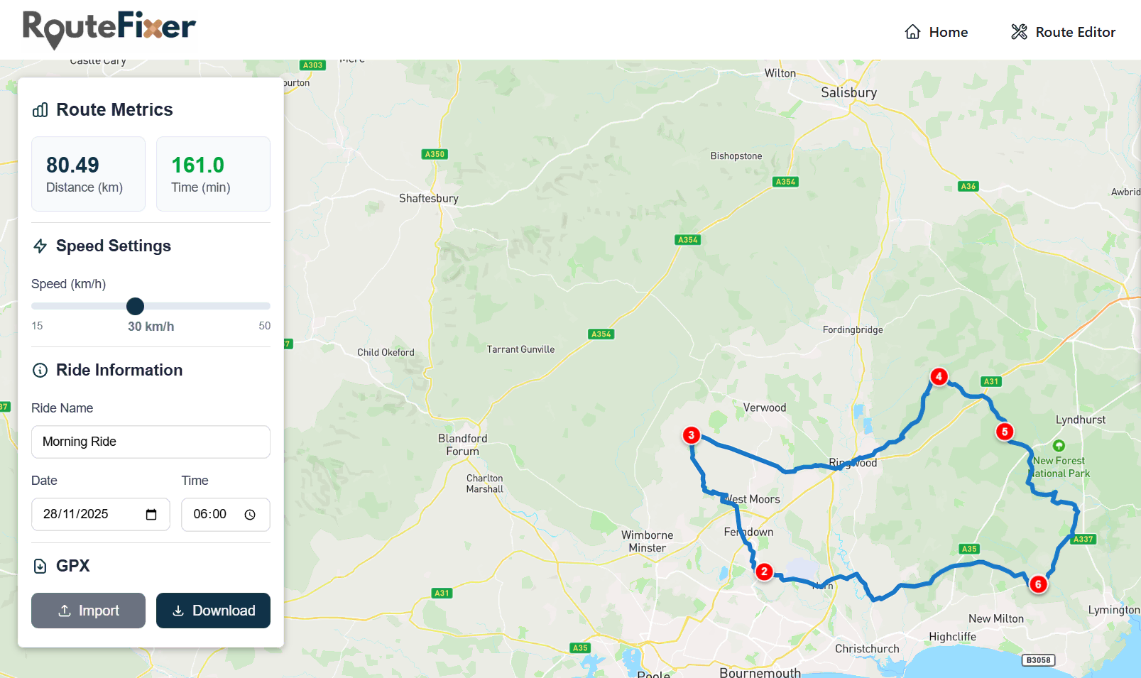 RouteFixer Video Tutorial